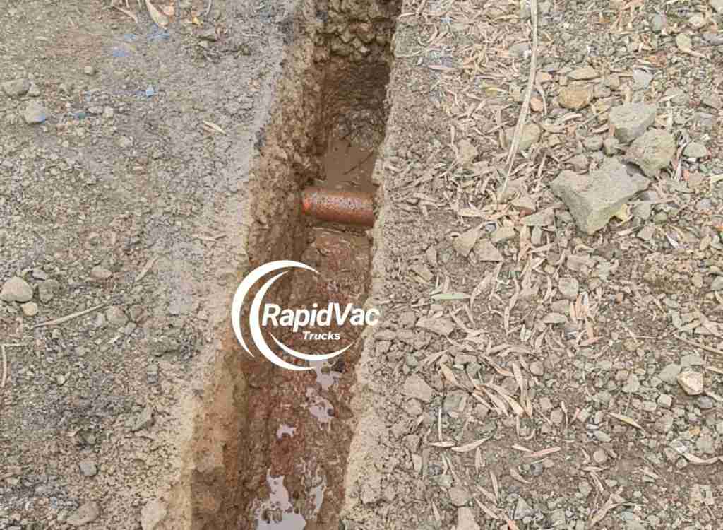 Hydro excavation trenching for minimal ground disturbance.
